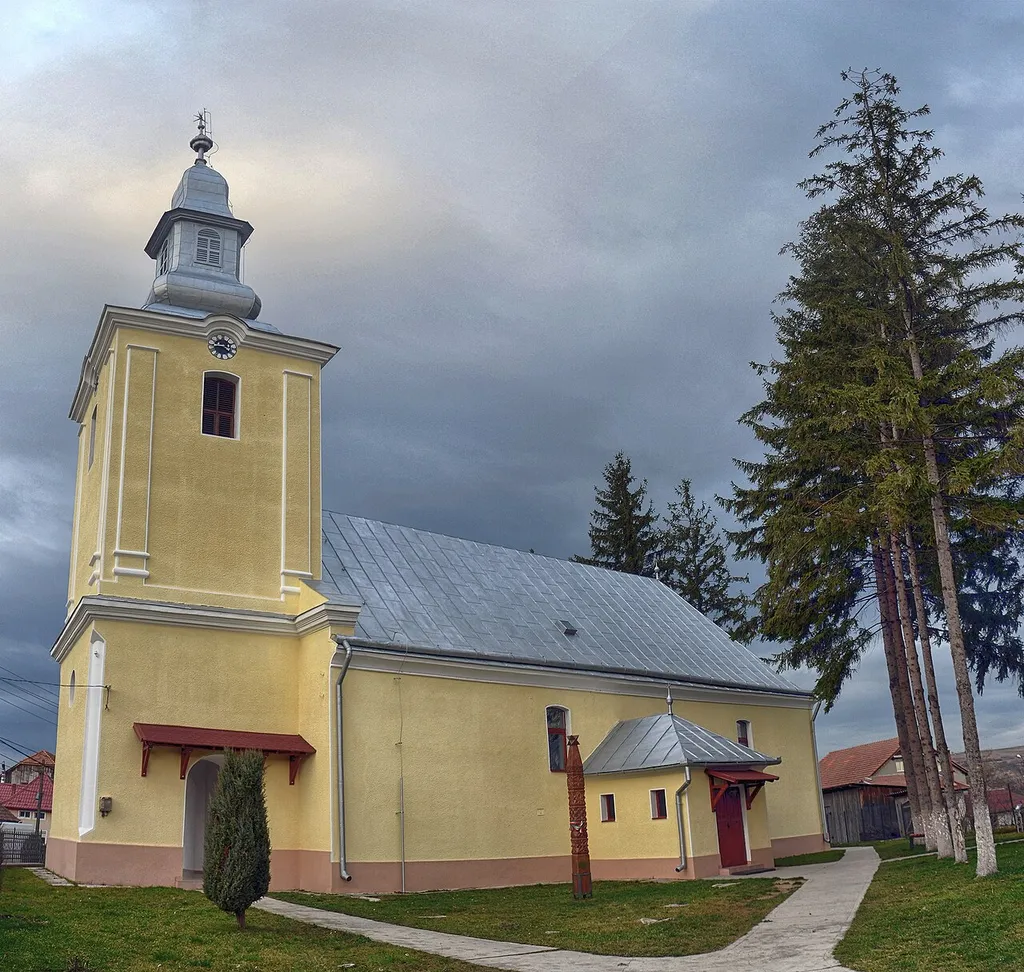 The reformed church in Vârșolț, Sălaj, Romania