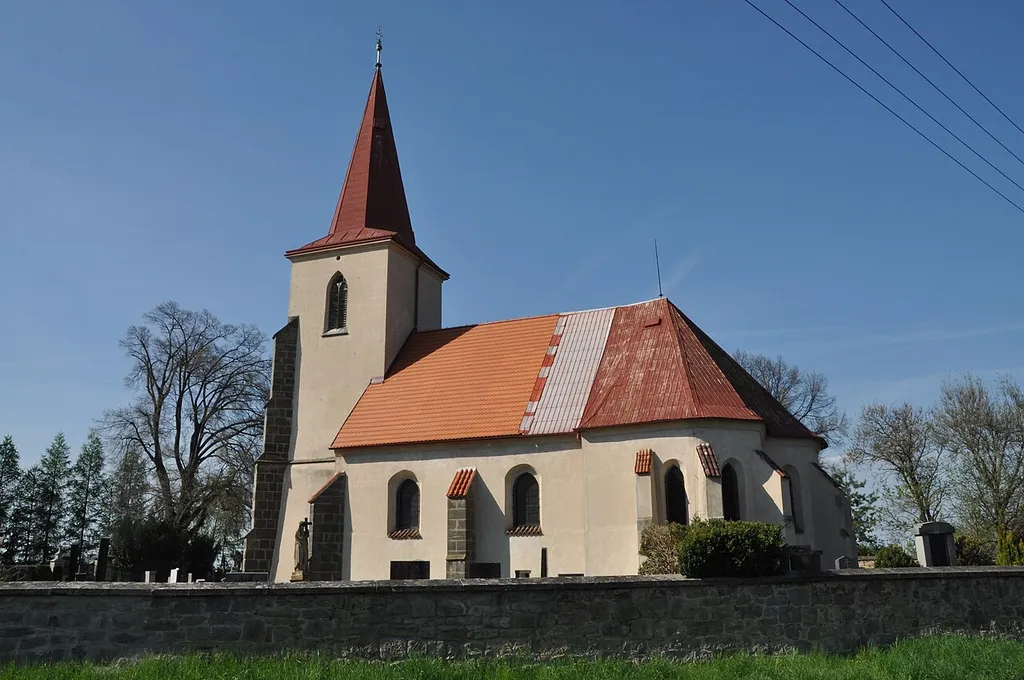 Saint George Church, Tři Bubny, part of Orel municipality, Chrudim District, Pardubice Region, Czech Republic