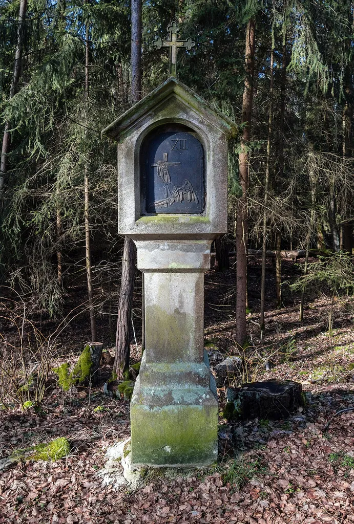 Allersberg, St. Wolfgang, Kreuzweg, Station 13, Baudenkmal, D-5-76-113-67