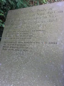 Chest Tomb of Twm O'r Nant at the Church of St Marcella
