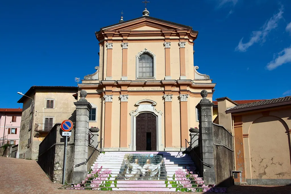 Church Santi Gervaso e Protaso, Saltrio, Province of Varese, Lombardy, Italy