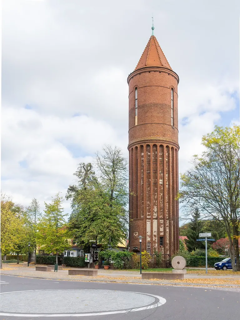 Wasserturm Cotheniusstraße in Havelberg This is a picture of the Saxony-Anhalt Kulturdenkmal (cultural heritage monument) with the ID 09435819 KDSA/09435819(andere) (Wikidata)