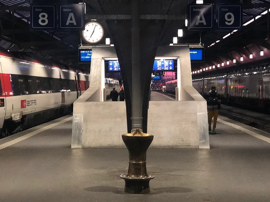Zurich Main Train Station Track 8  & 9 A
