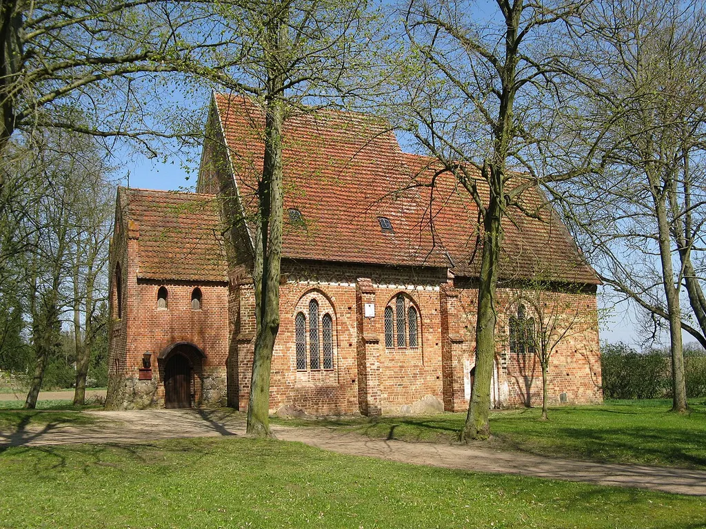 Church in Demen, disctrict Parchim, Mecklenburg-Vorpommern, Germany
