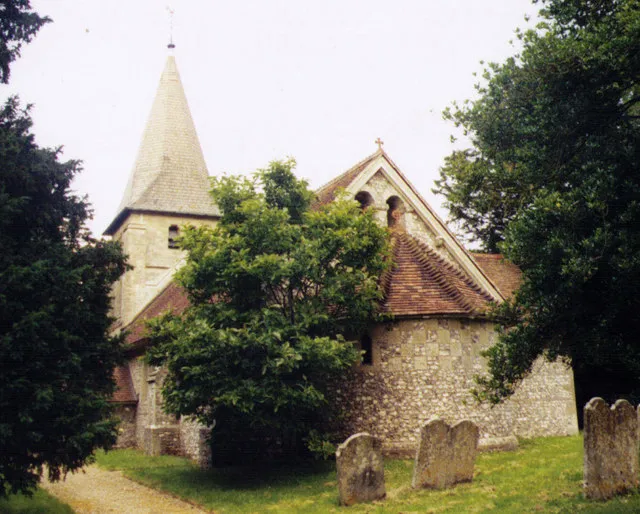 St Thomas of Canterbury parish church, Tangley, Hampshire, seen from the southeast