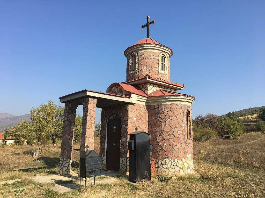 St. Michael the Archangel Church near the village of Ropotovo