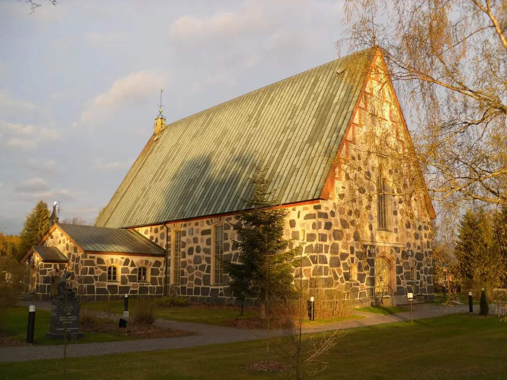 Noormarkku Church in Noormarkku, Pori, Finland.