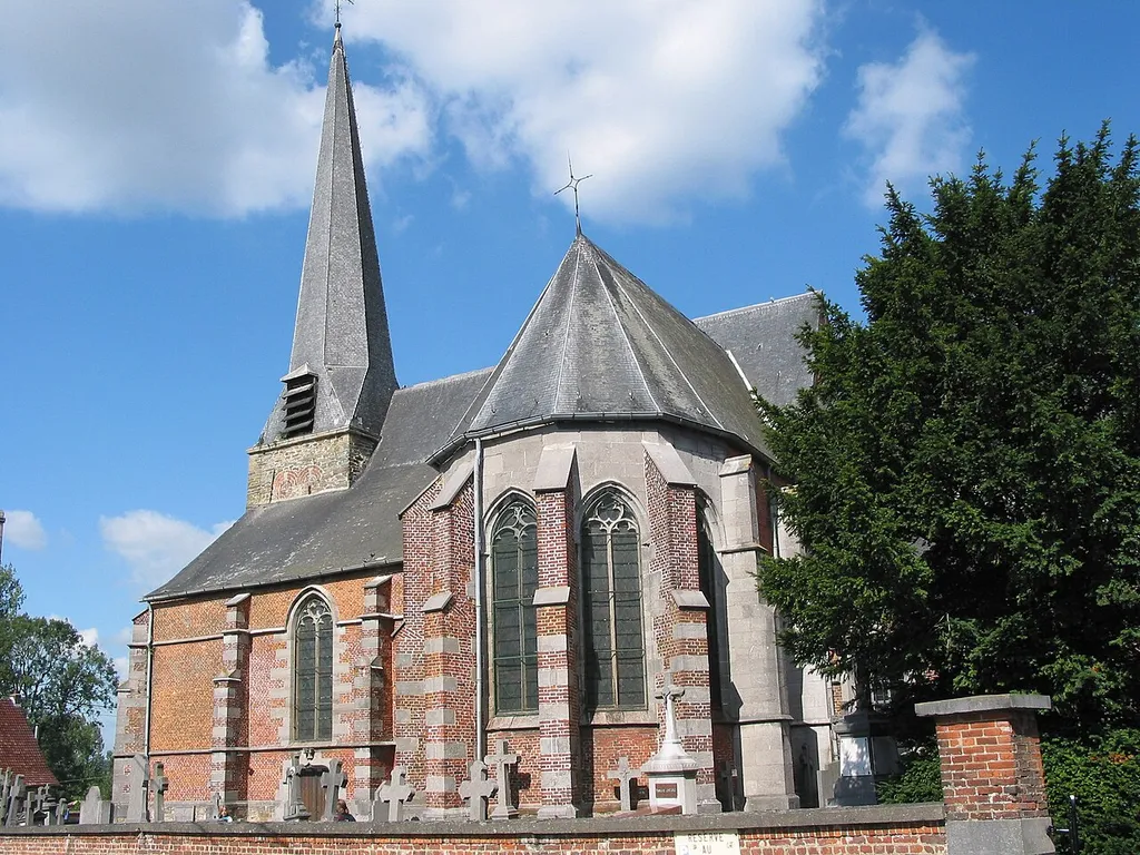 Marcq (Enghien) (Belgium), the St. Martin church (XII/XVIIth century).