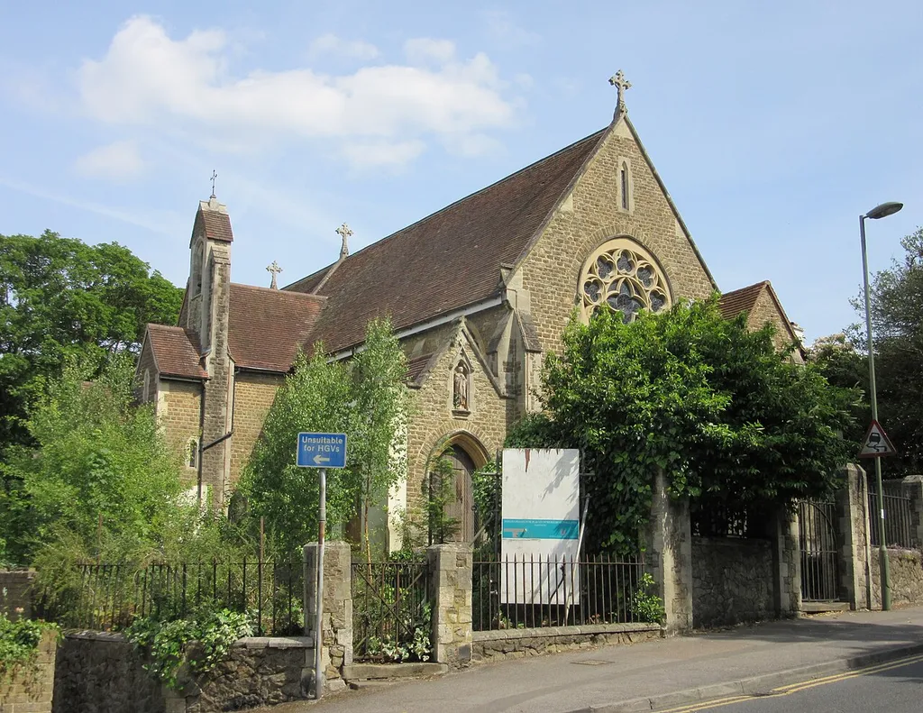 Korean Presbyterian Church (formerly St Charles Borromeo Church), Heath Road, Weybridge, Borough of Elmbridge, Surrey, England. Opened in 1834 and substantially extended to the front in 1880–81, this served as Weybridge's Roman Catholic parish church for over 150 years. No longer large enough—even with the addition of a second church in the parish in the 1960s—it closed in 1988 and a new larger church and parish centre was built in the north of the town. This church was sold to the Korean Presbyterian community, who registered it for their use in 1997.