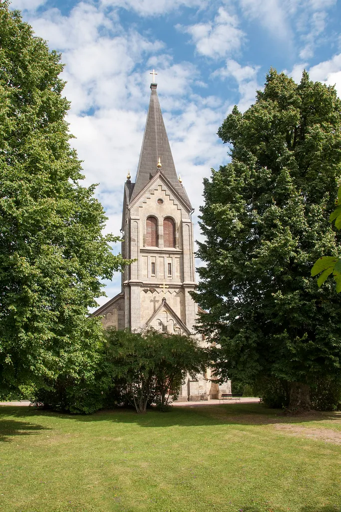 Österplana kyrka This is a photo of an ecclesiastical monument in Sweden, number 21300000002597 (sub-number: 21400000549619) in the RAÄ buildings database.