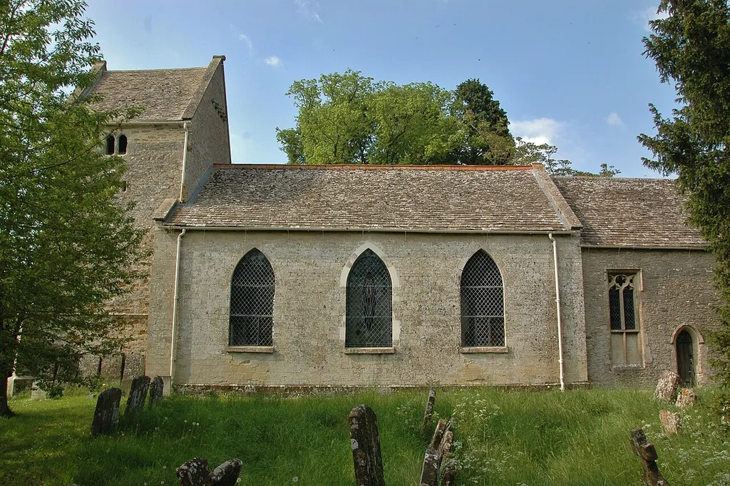 Church of England parish church of St Mary, Ardley, Oxfordshire, viewed from the south.