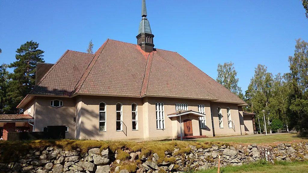Haukivuori Church in Mikkeli, Finland.