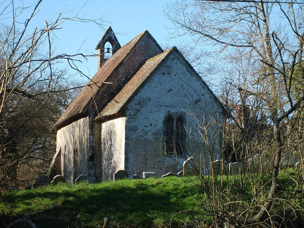 St. Mary's Church at Chithurst, West Sussex, UK.