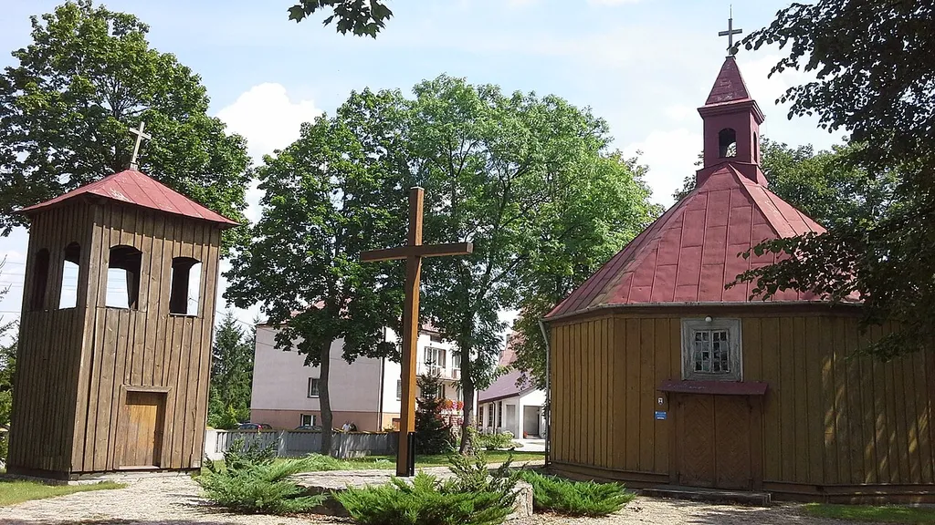 XVIII-wieczna cerkiew unicka, od 1923 kościół rzymskokatolicki w Grodzisku
