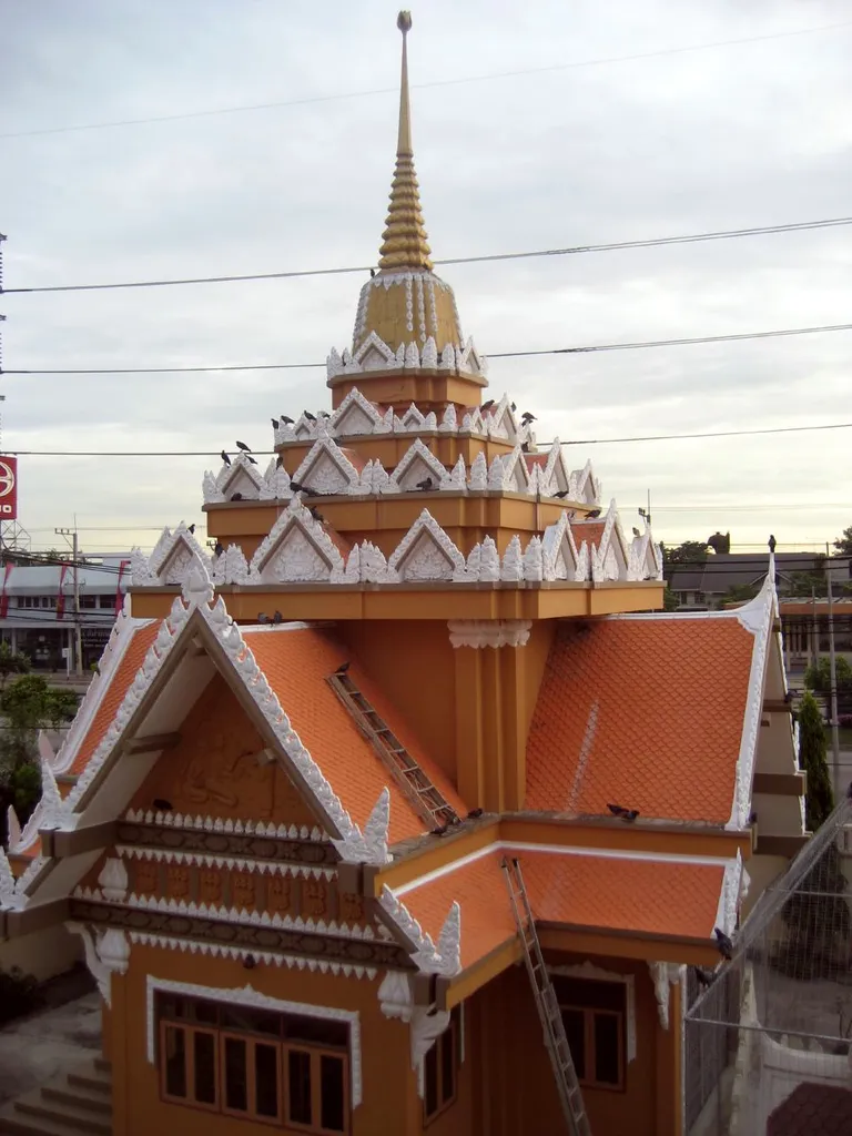 One of the buildings in Wat Songkhammakalyani Temple complex, Thailand.
