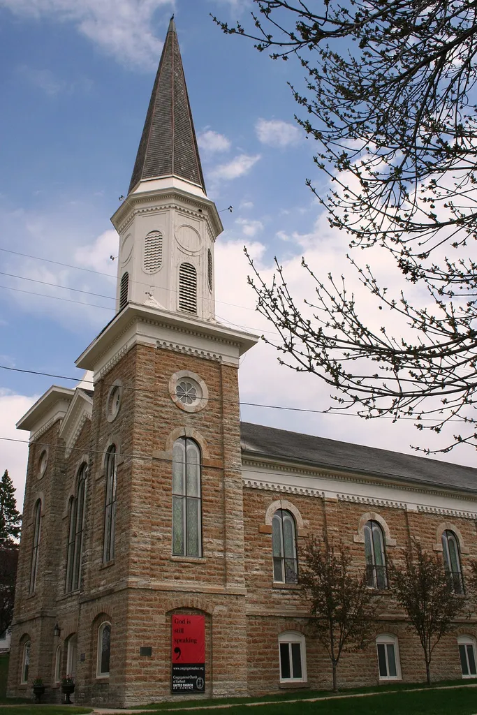 Congregational Church at 227 Third St NW in Faribault, Minnesota.