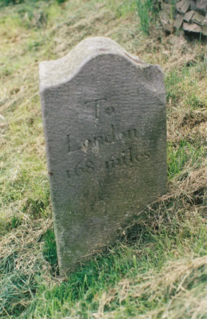 Old Milestone near Tegg's Nose Country Park