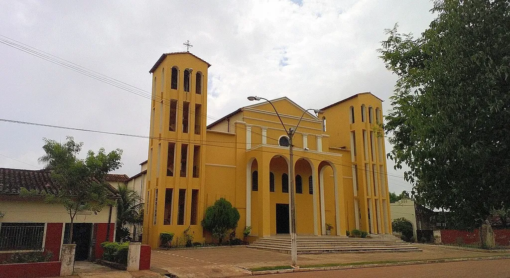 Concepcion cathedral facade.