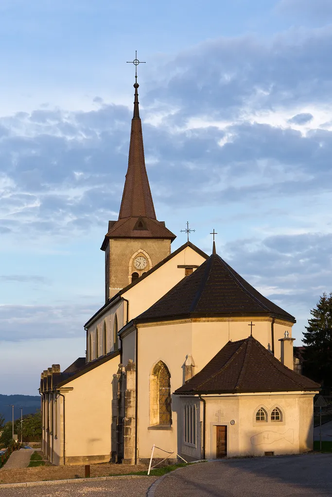 Kirche Saint-Hubert in Le Noirmont (JU)