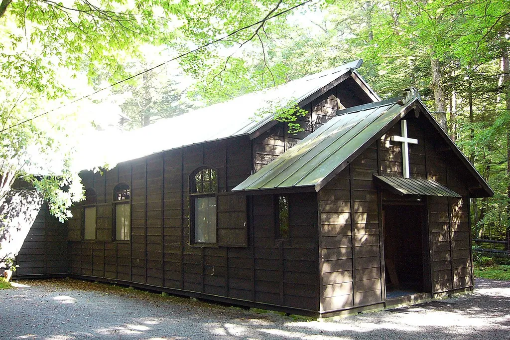 Shaw memorial chapel in Karuizawa, Nagano prefecture, Japan