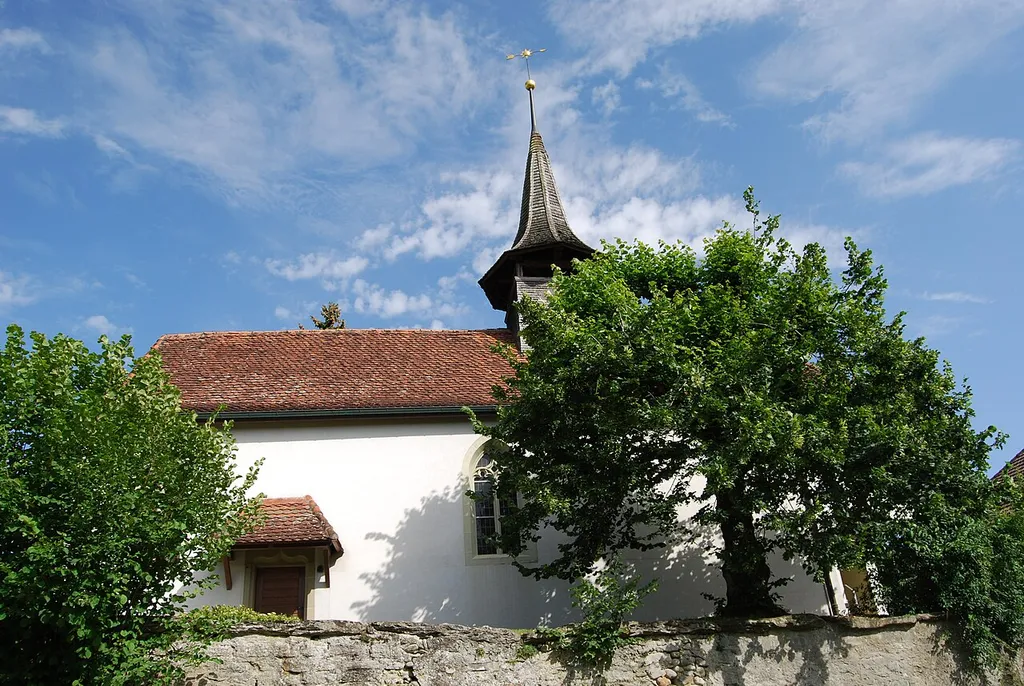 Church of Kallnach, canton of Bern, Switzerland