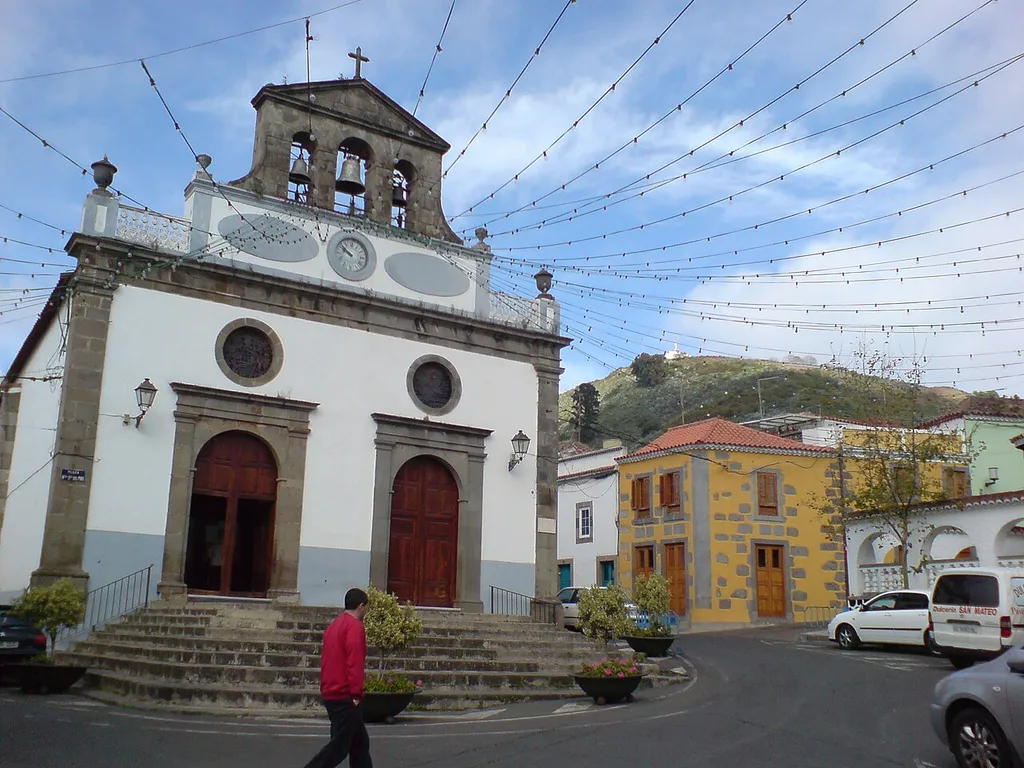 Church of Vega de San Mateo, Gran Canaria (Canary Islands, Spain).
