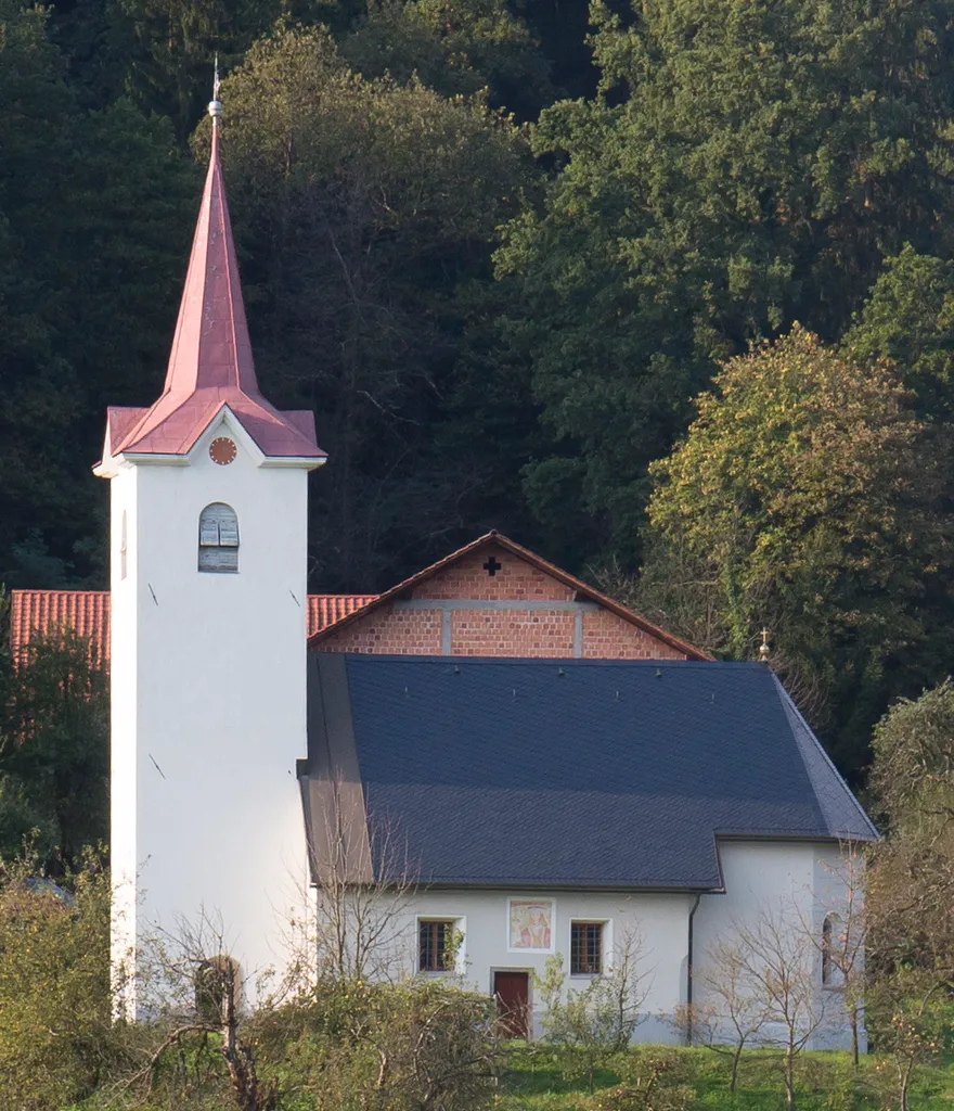 Cerkev sv. Katarine Aleksandrijske, Zaboršt pri Dolu, Slovenija.