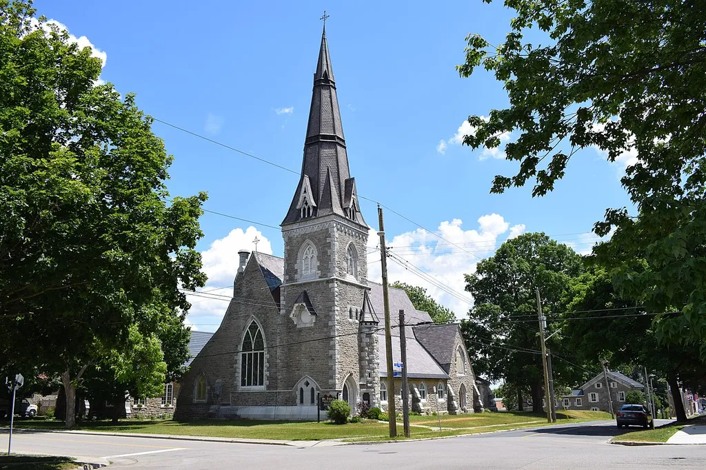St John's Anglican Church, at 490 Center Street, in Prescott, Ontario