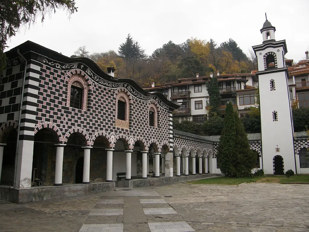 The church of the Presentation of Virgin Mary at the traditional quartet of Varosha at Blagoevgrad, Bulgaria