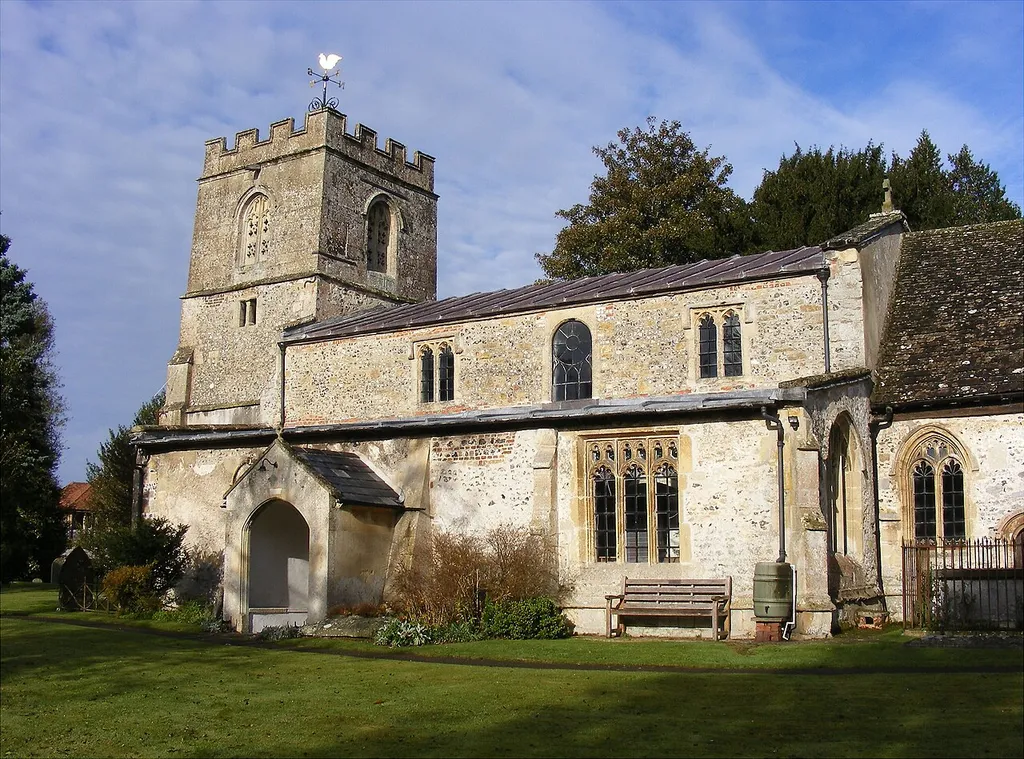 View of church from the south