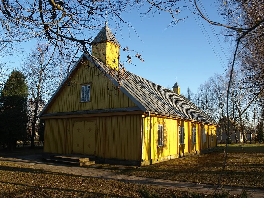 Kiaukliai old church, Širvintos district, Lithuania