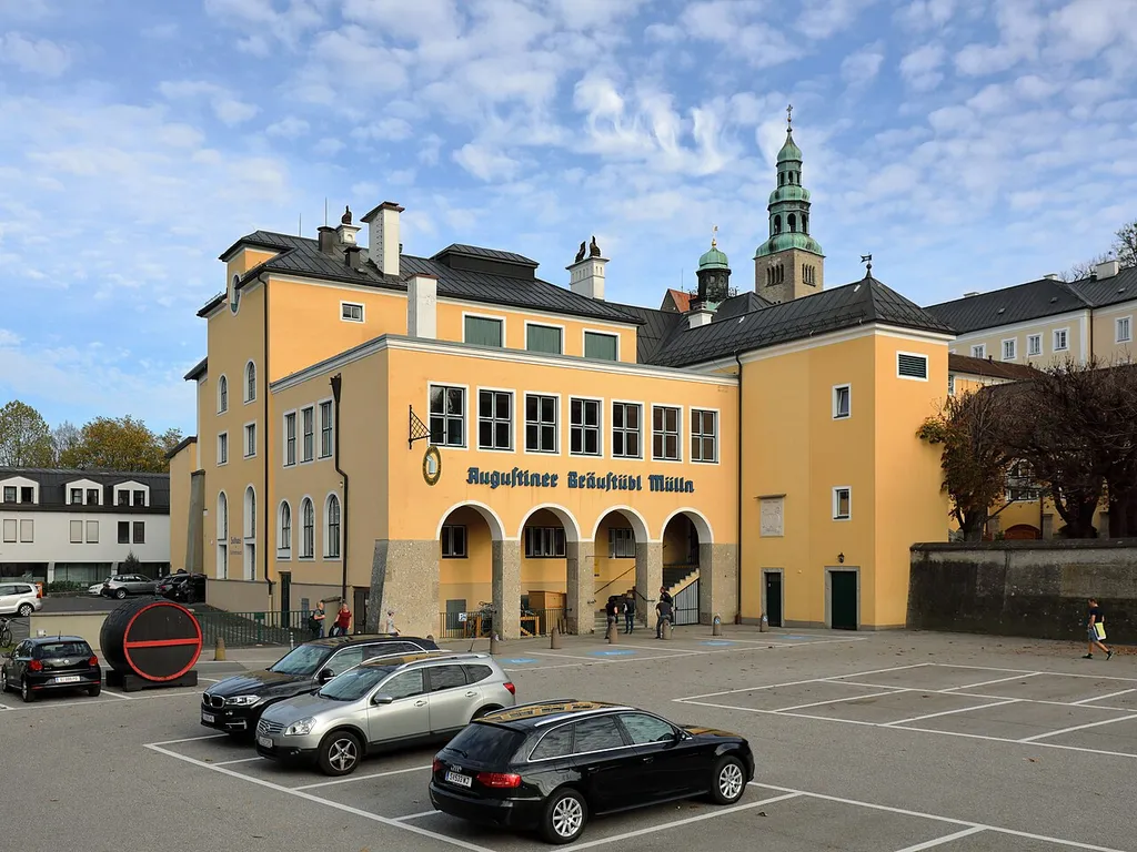 The Augustiner Brewery Mülln in Salzburg.