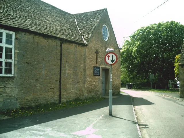Roman Catholic church of St Joseph, Arkell Avenue, Carterton, Oxfordshire. The building is a late 18th- or early 19th-century barn, converted into a church in about 1930.