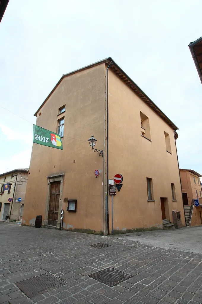 ex-church San Marco (now: Museo Laboratorio del Parco del Monte Cucco), Costacciaro, Province of Perugia, Umbria, Italy