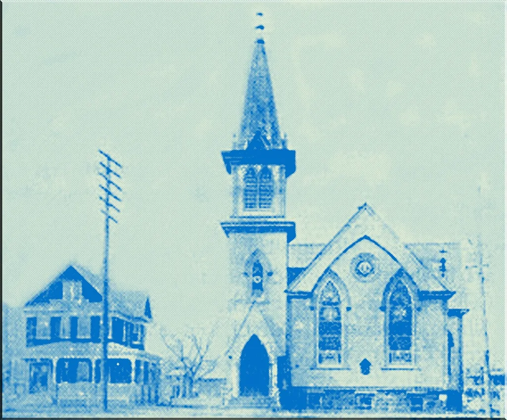 The Jamaica First German Presbyterian Church, built in 1902