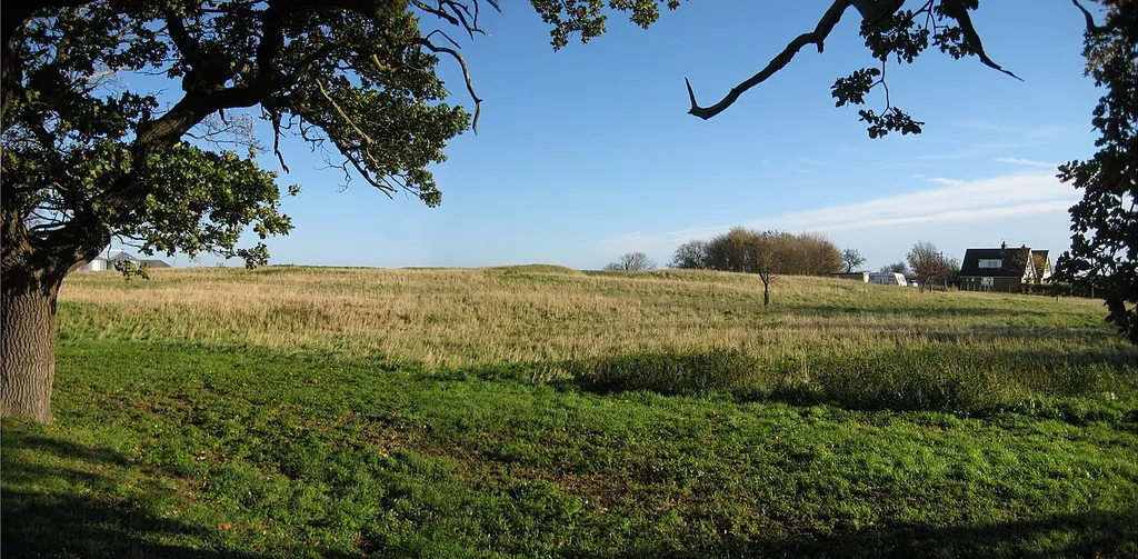 Site of Woodwalton Castle, Huntingdonshire, Autumn 2010.