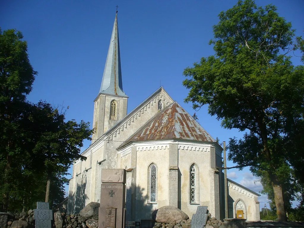 Nissi church. Riisipere, Nissi parish, Harju county, Estonia.