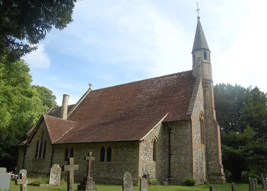 St John the Evangelist's Church, Winchester Road, Langrish, East Hampshire District, Hampshire, England. The Anglican parish church of Langrish.