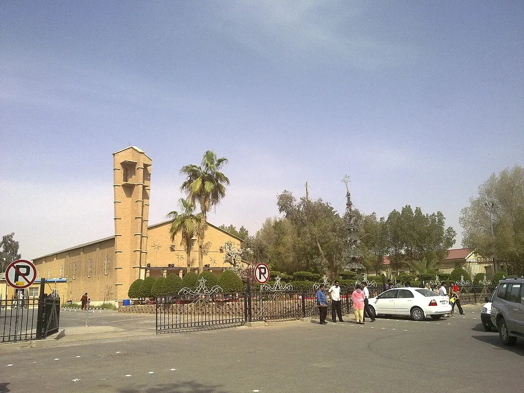 , clicks by irvin calicut our lady of arabia parish al ahmadi. first church on kuwait