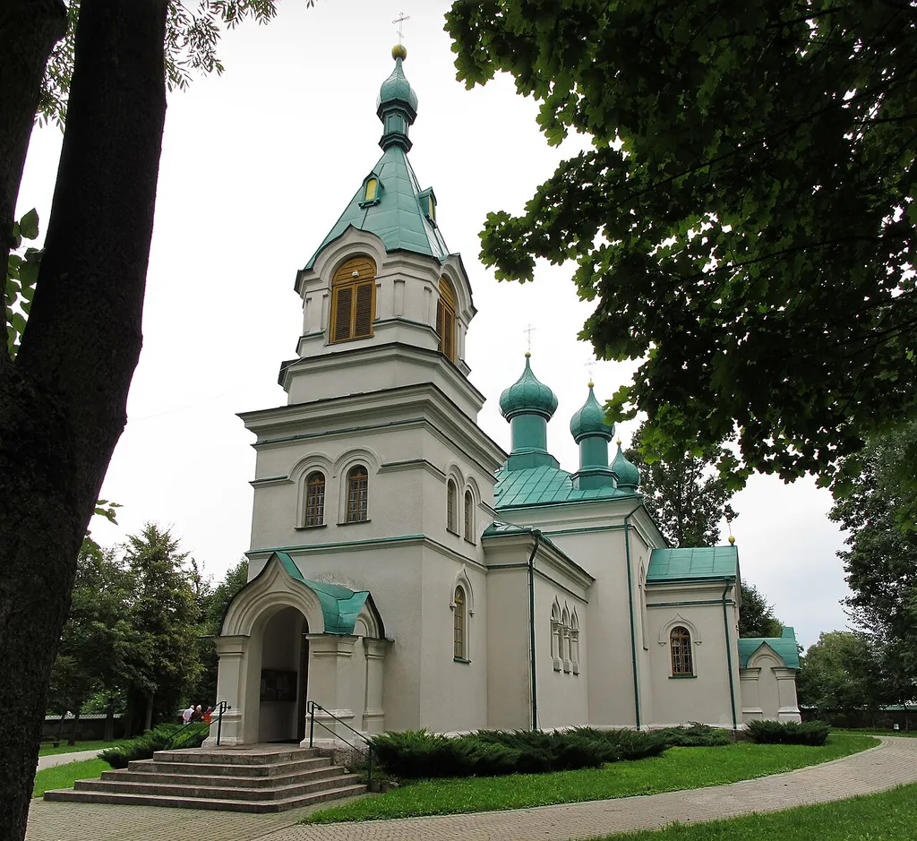 Saints Cosmas and Damian orthodox church in the Ryboły village, gmina Zabłudów, podlaskie, Poland