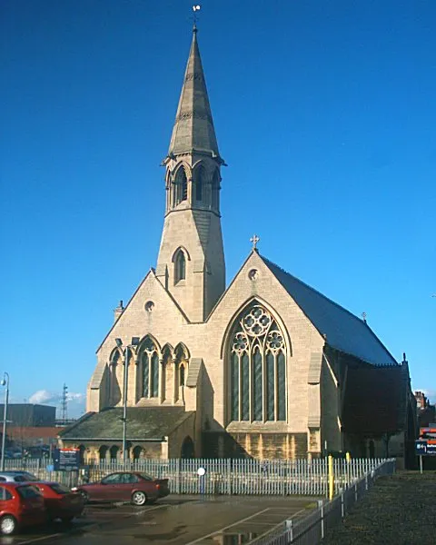 St James' parish church, St Sepulchre Gate West, Doncaster, South Yorkshire, seen from the south
