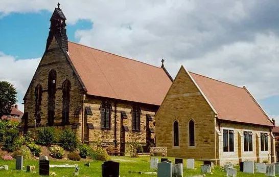 Christ Church, 63 Sheffield Road, Hackenthorpe, Sheffield, South Yorkshire, seen from the southwest