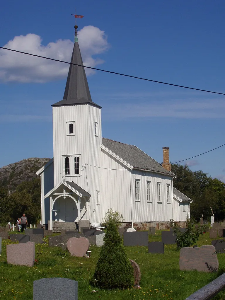 Hæstad church, Dønna in Nordland, built 1913