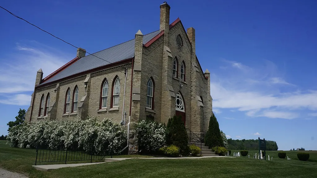 Knox North Easthope Presbyterian Church in Perth East, Ontario.