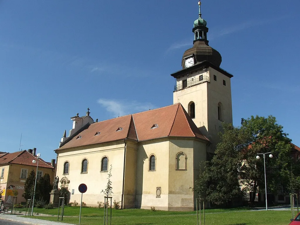 Church of Saint Peter and Paul in Unhošť, Czechia