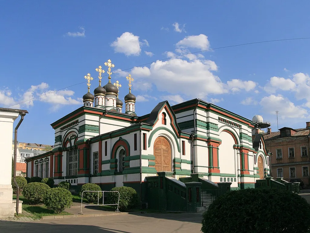 Saint John Chrysostom church, Rozhdestvensky Monastery, Moscow