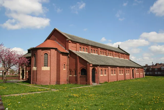 Parish church of St Luke the Evangelist, The Circle, New Rossington, South Yorkshire, seen from the southwest