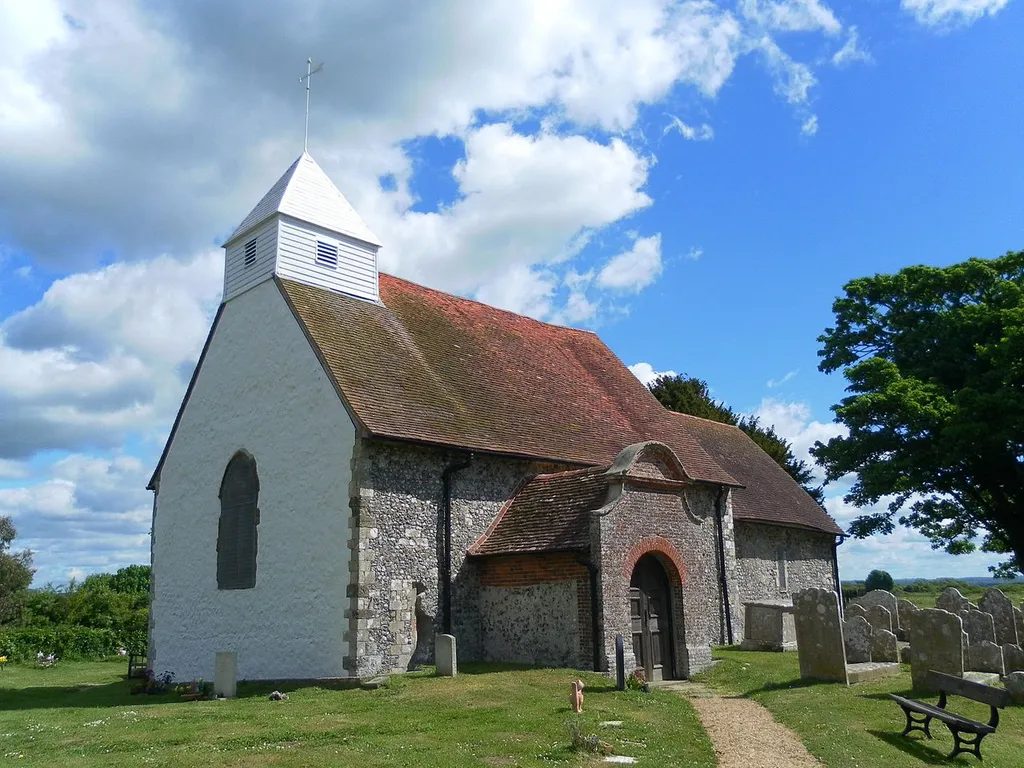 St Andrew's Church, Ford, Arun District, West Sussex, England. The ancient parish church of Ford. Listed at Grade I by English Heritage (NHLE Code 1233989)