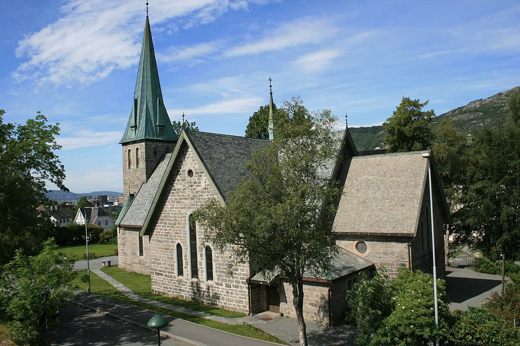 Årstad church in Bergen, Norway, July 2009