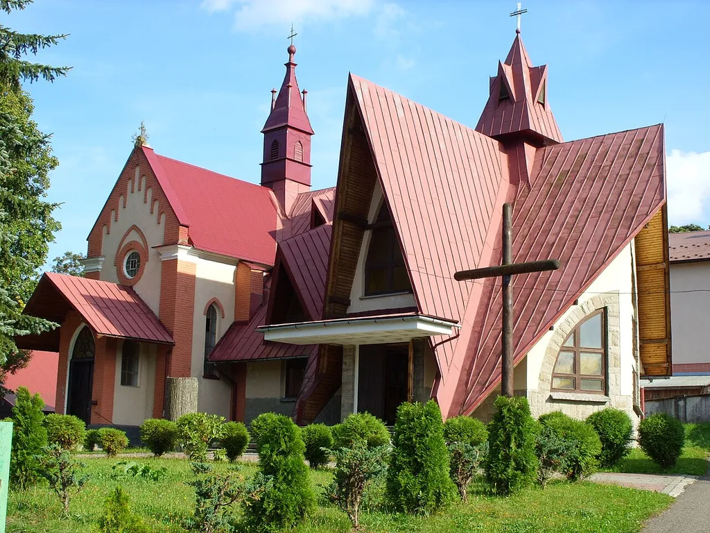 Church in Zwardoń (Poland)